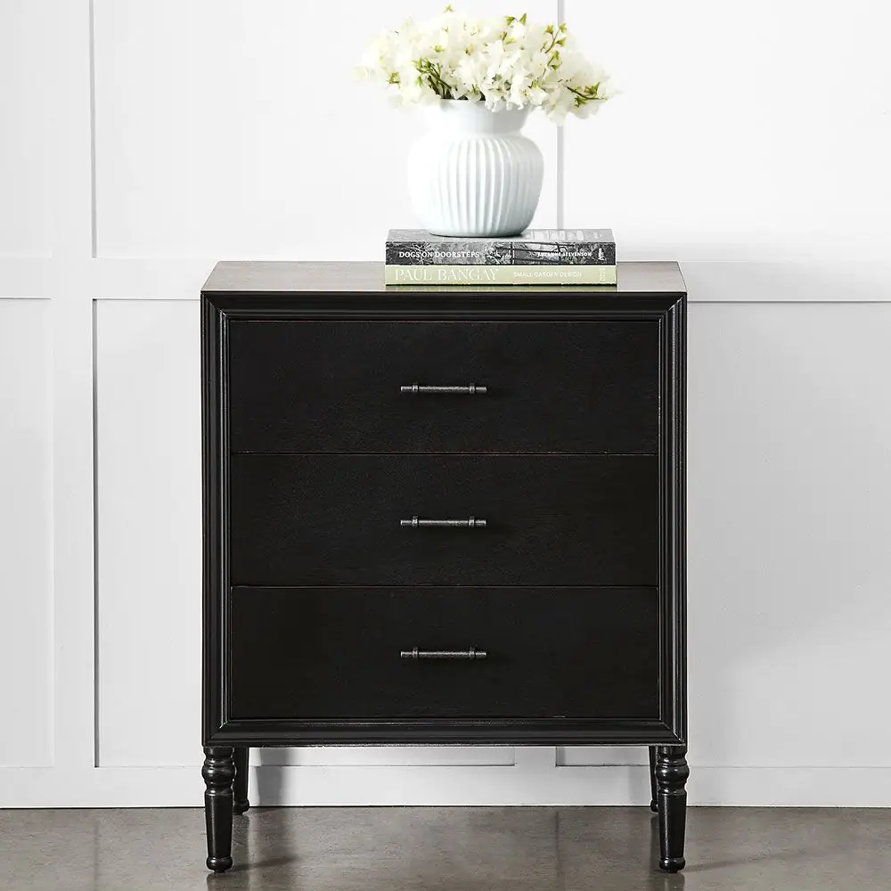 Finn Bedside Table Black 3 Finn Bedside Table Black