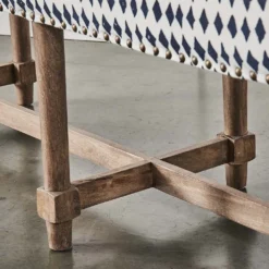 Khadi Diamond Bench Indigo -Provincialhomeliving 1117260208 f