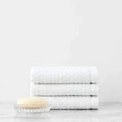 Aurora Hand Towel White