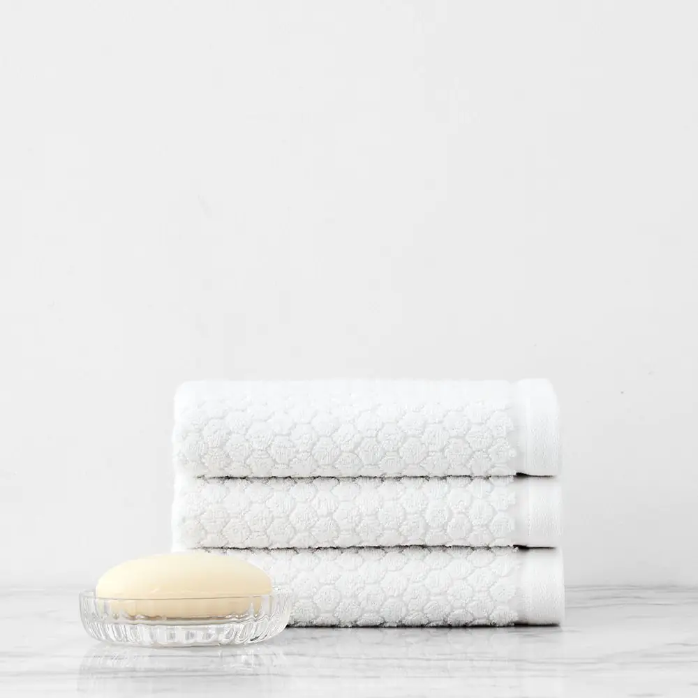 Aurora Hand Towel White 3 Aurora Hand Towel White