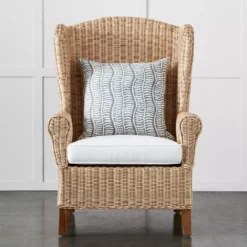 Chambers Handcrafted Kubu Rattan Wingback Armchair – Blonde Natural Finish with Cushion 18 Chambers Handcrafted Kubu Rattan Wingback Armchair – Blonde Natural Finish with Cushion -Provincialhomeliving 1117260255 E