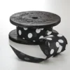 Dottie Ribbon - 10m Black & White 1 Dottie Ribbon - 10m Black & White -Provincialhomeliving 1117260268 a