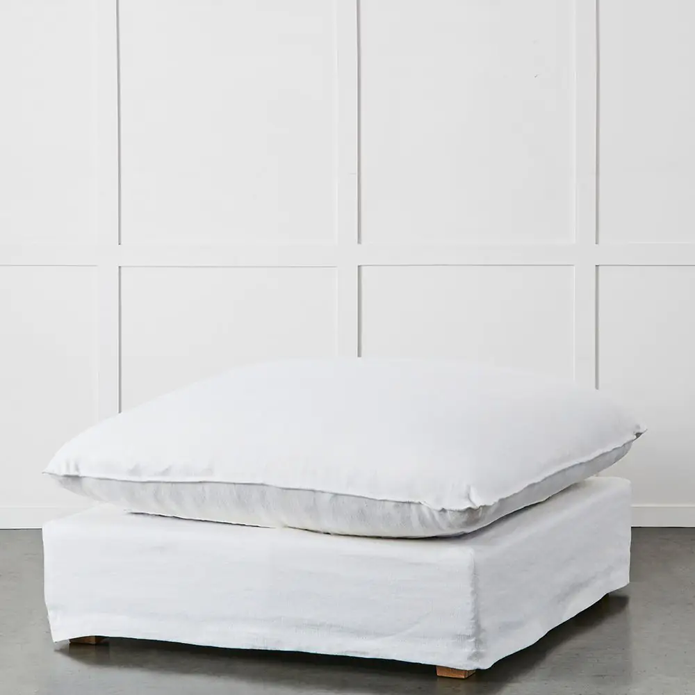 Sorrento Ottoman White 4 Sorrento Ottoman White - Image 2