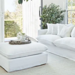 Sorrento Ottoman White