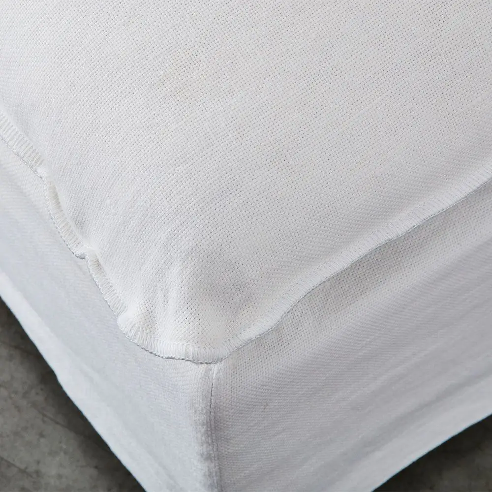 Sorrento Ottoman White 7 Sorrento Ottoman White - Image 5