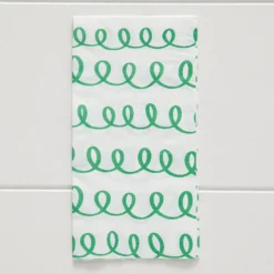 Wurly Dinner Serviette 40 Pk Jade