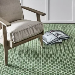 Hokey Rug - Emerald