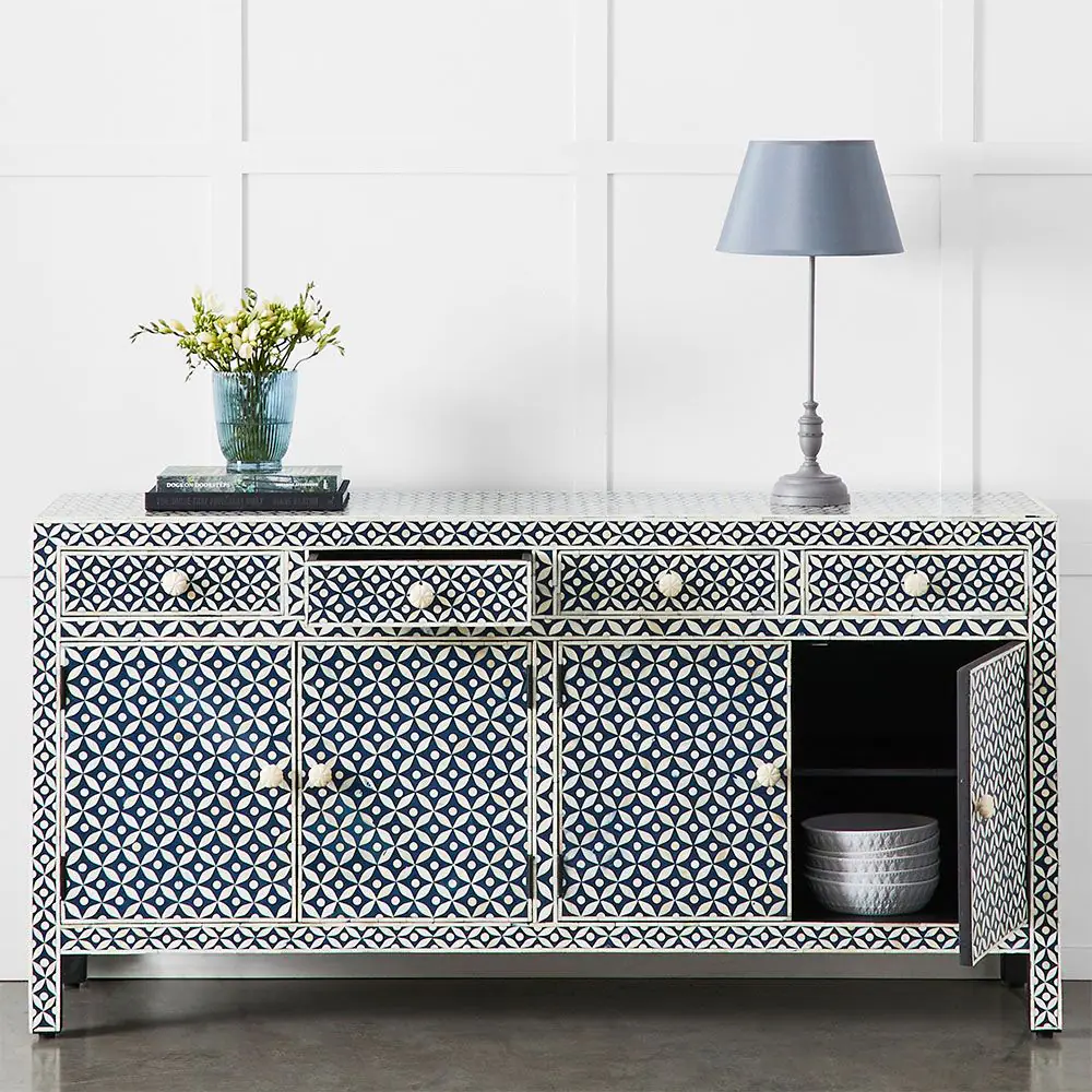 Richardson Sideboard Navy 4 Richardson Sideboard Navy - Image 2