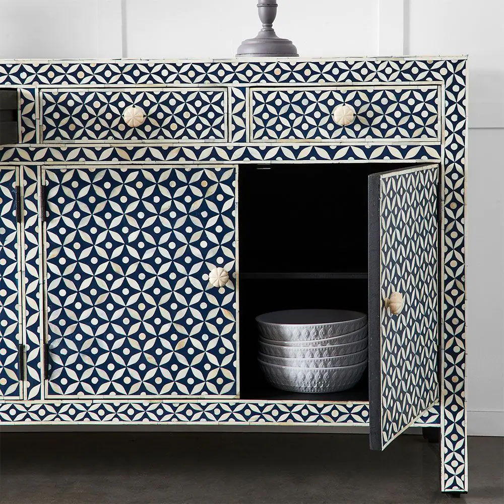 Richardson Sideboard Navy 6 Richardson Sideboard Navy - Image 4