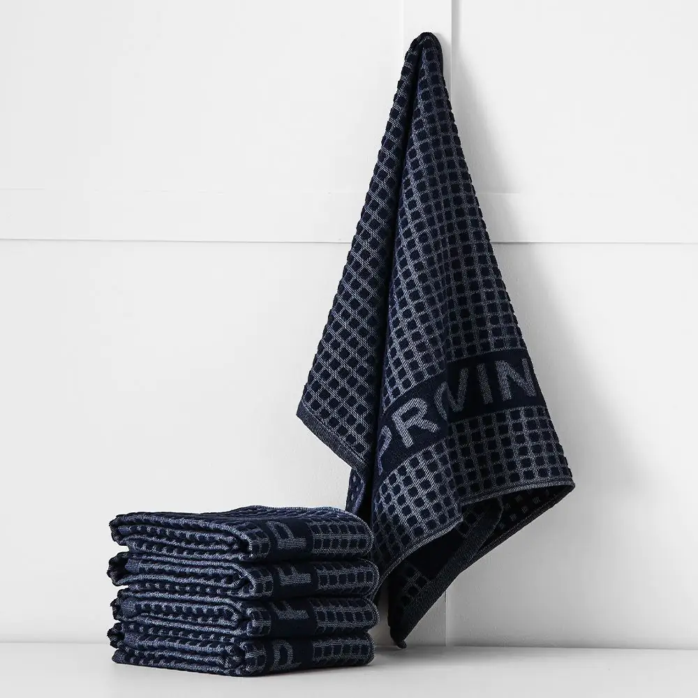 Sola Tea Towel Navy 3 Sola Tea Towel Navy