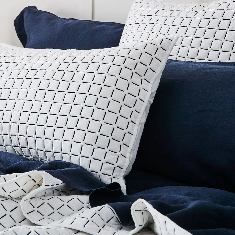 Arabella Standard Sham White 5 Arabella Standard Sham White - Image 3