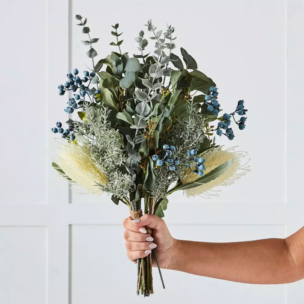 Native Berry Eucalypt Bunch - 55cm Australian Native Floral Arrangement 4 Native Berry Eucalypt Bunch - 55cm Australian Native Floral Arrangement - Image 2