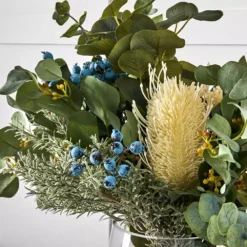Native Berry Eucalypt Bunch - 55cm Australian Native Floral Arrangement 11 Native Berry Eucalypt Bunch - 55cm Australian Native Floral Arrangement -Provincialhomeliving 1117260765 c