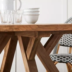 Cayman 140cm Round Reclaimed Teak Outdoor Dining Table – Detailed Leg Construction 12 Cayman 140cm Round Reclaimed Teak Outdoor Dining Table – Detailed Leg Construction -Provincialhomeliving 1117260805 c