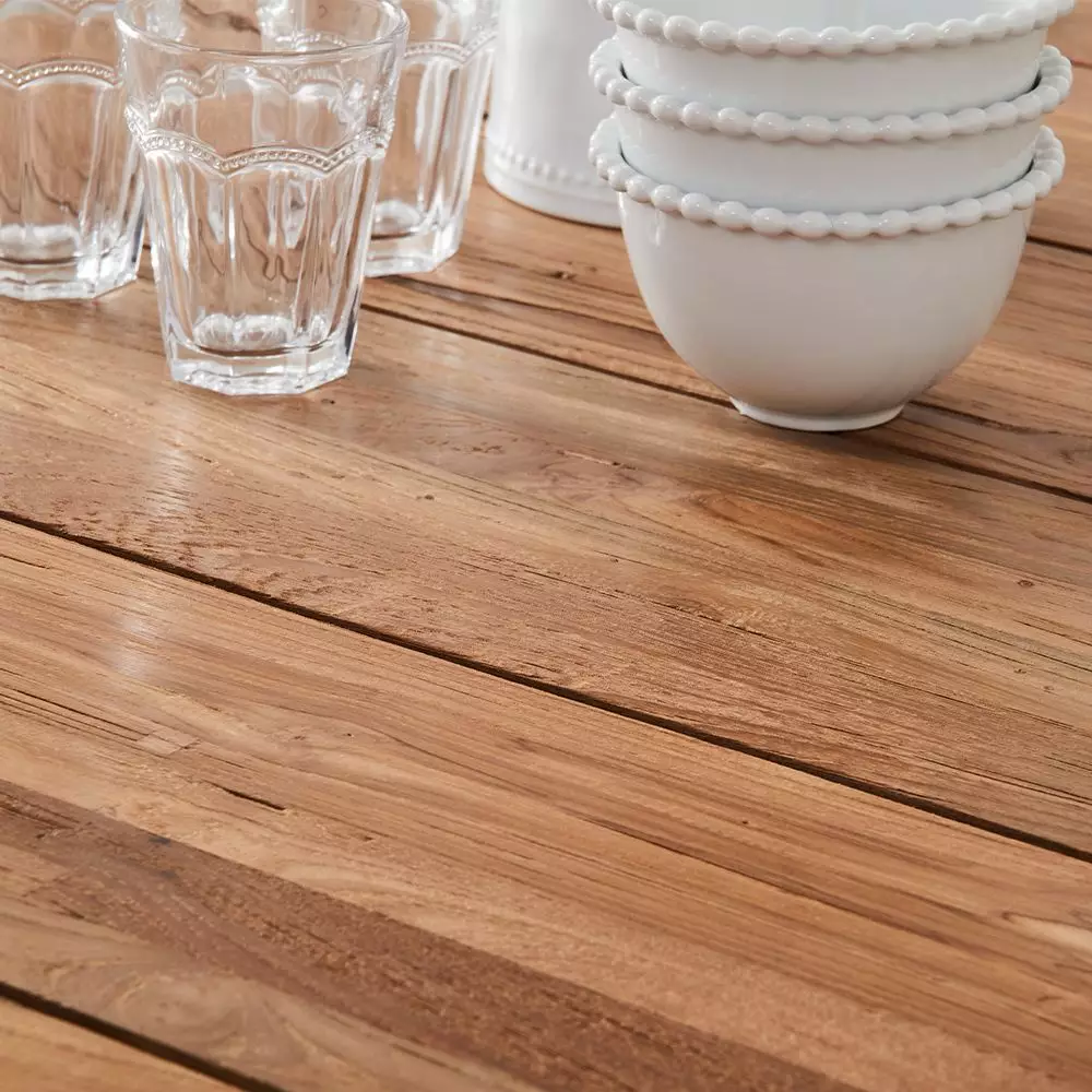 Cayman 140cm Round Reclaimed Teak Outdoor Dining Table – Detailed Leg Construction 10 Cayman 140cm Round Reclaimed Teak Outdoor Dining Table – Detailed Leg Construction - Image 8