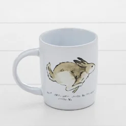 Rabbit Hoppity Mug White