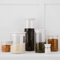 Parson Spice Jar White 7 Parson Spice Jar White -Provincialhomeliving 1117260970 C