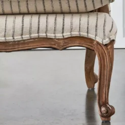 Khadi Hickory Stripe Armchair -Provincialhomeliving 1117261024 f