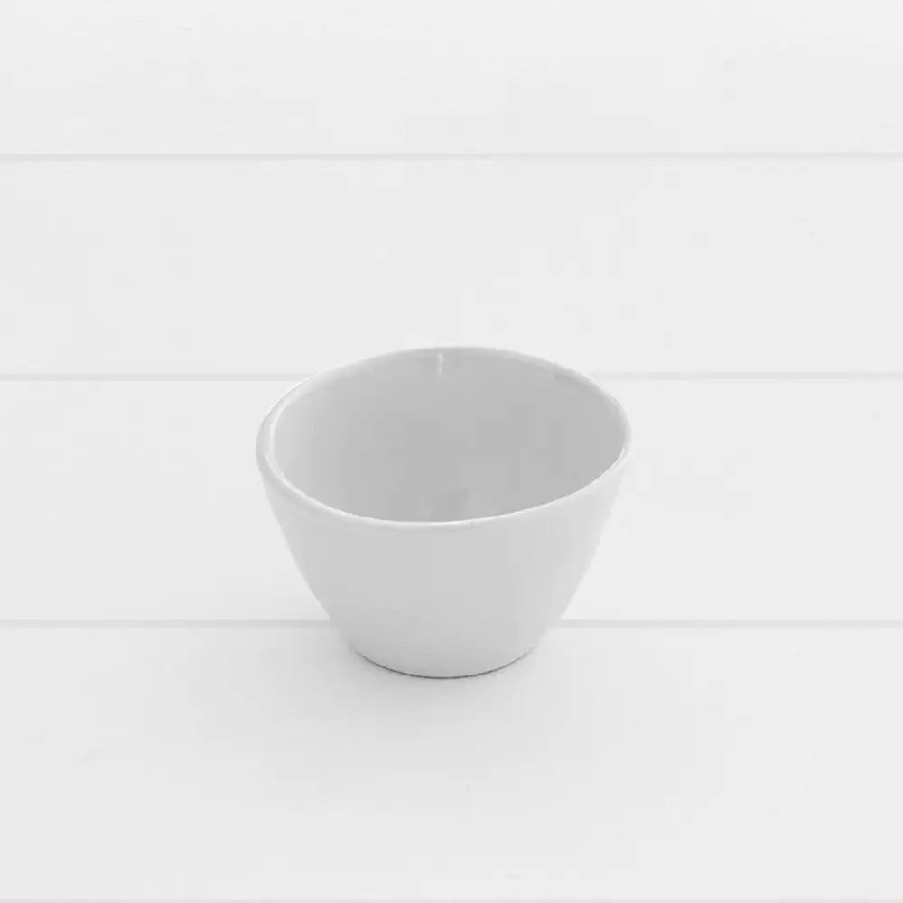 Monty Condiment Bowl White 3 Monty Condiment Bowl White
