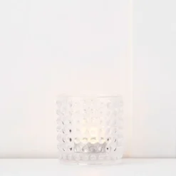 Philippa Tealight Holder Clear