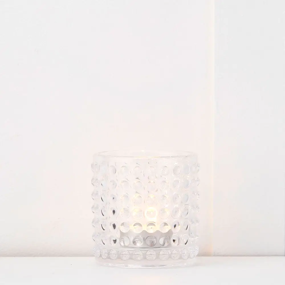 Philippa Tealight Holder Clear 3 Philippa Tealight Holder Clear