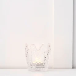 Regal Tealight Holder Clear