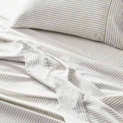Parish Fitted Sheet - Natural & White 7 Parish Fitted Sheet - Natural & White -Provincialhomeliving 1117261288 b 1 1