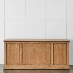 Fletcher Elm Wood Executive Desk - 9-Drawer Traditional Study Desk -Provincialhomeliving 1117261355 d2