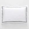 Chateau Pillowcase Tailored Pair White & Dove -Provincialhomeliving 1117261403 a
