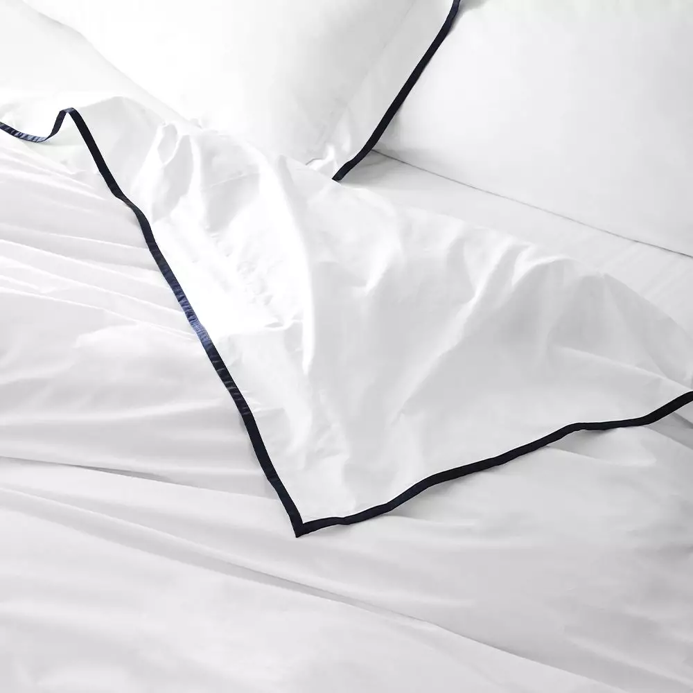 Bermuda Quilt Cover - White & Ink 4 Bermuda Quilt Cover - White & Ink - Image 2