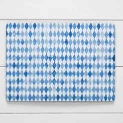 Porter Harlequin Ice Placemat Blue