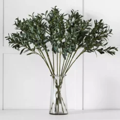 Realistic 84cm Artificial Olive Stem with Fruit – Faux Mediterranean Greenery Foliage 7 Realistic 84cm Artificial Olive Stem with Fruit – Faux Mediterranean Greenery Foliage -Provincialhomeliving 1117261463 b