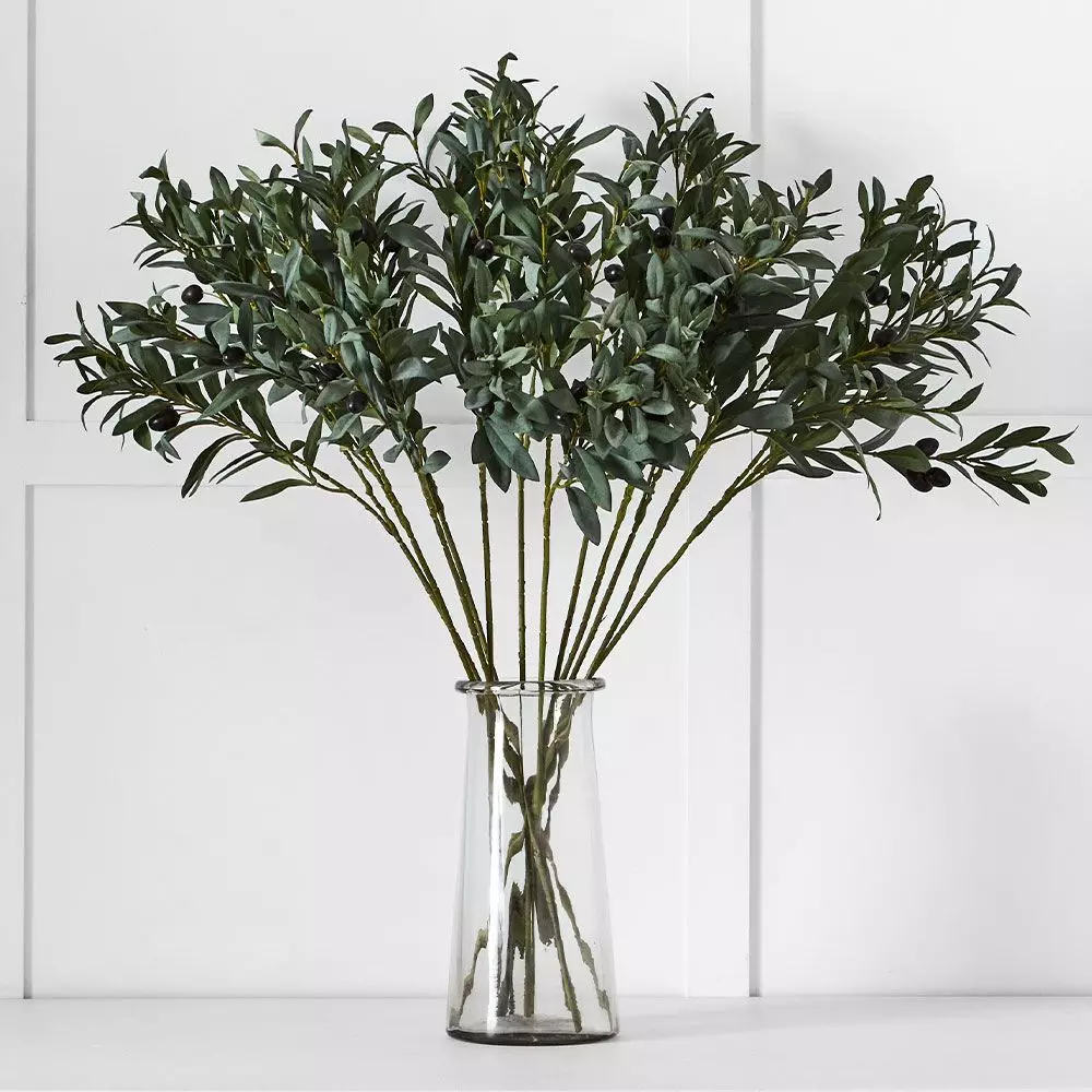 Realistic 84cm Artificial Olive Stem with Fruit – Faux Mediterranean Greenery Foliage 5 Realistic 84cm Artificial Olive Stem with Fruit – Faux Mediterranean Greenery Foliage - Image 3