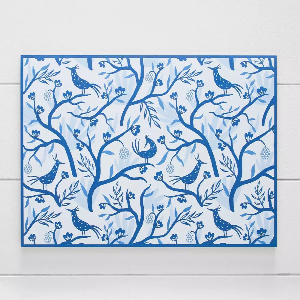 Harper Chinoiserie Bird Placemat 50 Pk 3 Harper Chinoiserie Bird Placemat 50 Pk