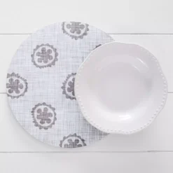 Harper Ecru Daisy Placemat 50 Pk 5 Harper Ecru Daisy Placemat 50 Pk -Provincialhomeliving 1117261480 b