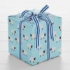 Little Lamb Wrapping Paper - 5m Blue -Provincialhomeliving 1117261498 a