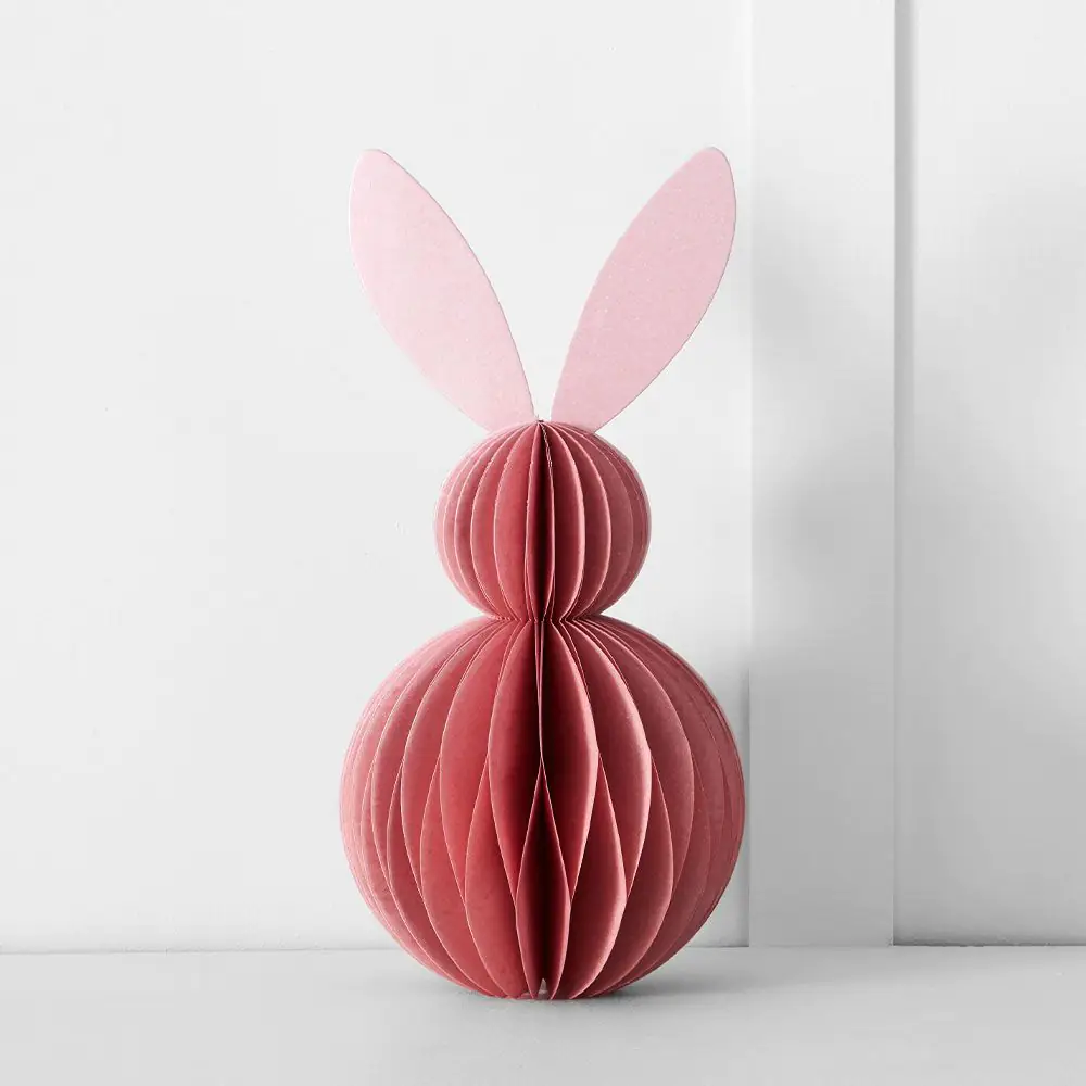 Origami Bunny L Pink 3 Origami Bunny L Pink