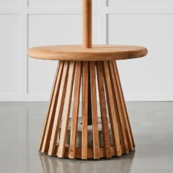 Paradiso Natural Reclaimed Teak 2-in-1 Side Table and Umbrella Base 10 Paradiso Natural Reclaimed Teak 2-in-1 Side Table and Umbrella Base -Provincialhomeliving 1117261567 h