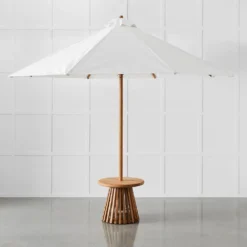 Paradiso Natural Reclaimed Teak 2-in-1 Side Table and Umbrella Base 11 Paradiso Natural Reclaimed Teak 2-in-1 Side Table and Umbrella Base -Provincialhomeliving 1117261567 i