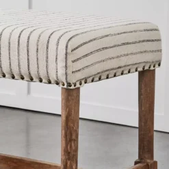 Khadi Hickory Stripe Bench 12 Khadi Hickory Stripe Bench -Provincialhomeliving 1117261572 d