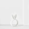 Bunny Ears Napkin Ring White -Provincialhomeliving 1117261581 d