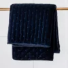 Savannah Ink Blue Cotton Velvet Coverlet 240x260 – Luxury Cross Stitch Bedding 1 Savannah Ink Blue Cotton Velvet Coverlet 240x260 – Luxury Cross Stitch Bedding -Provincialhomeliving 11172615882