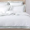 Chateau Quilt Cover - White & Forest -Provincialhomeliving 1117261594 a