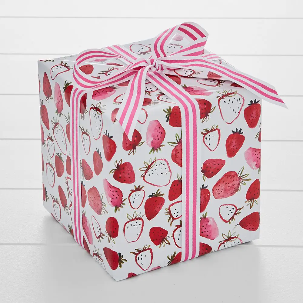 Strawberry Bliss Wrapping Paper - 5m Multi 3 Strawberry Bliss Wrapping Paper - 5m Multi