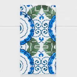 Casa Blue Dinner Serviette 30 Pk Blue & Green