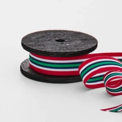 Joy Multi-Color Christmas Ribbon – 10m Festive Decorative Gift Wrap Trim