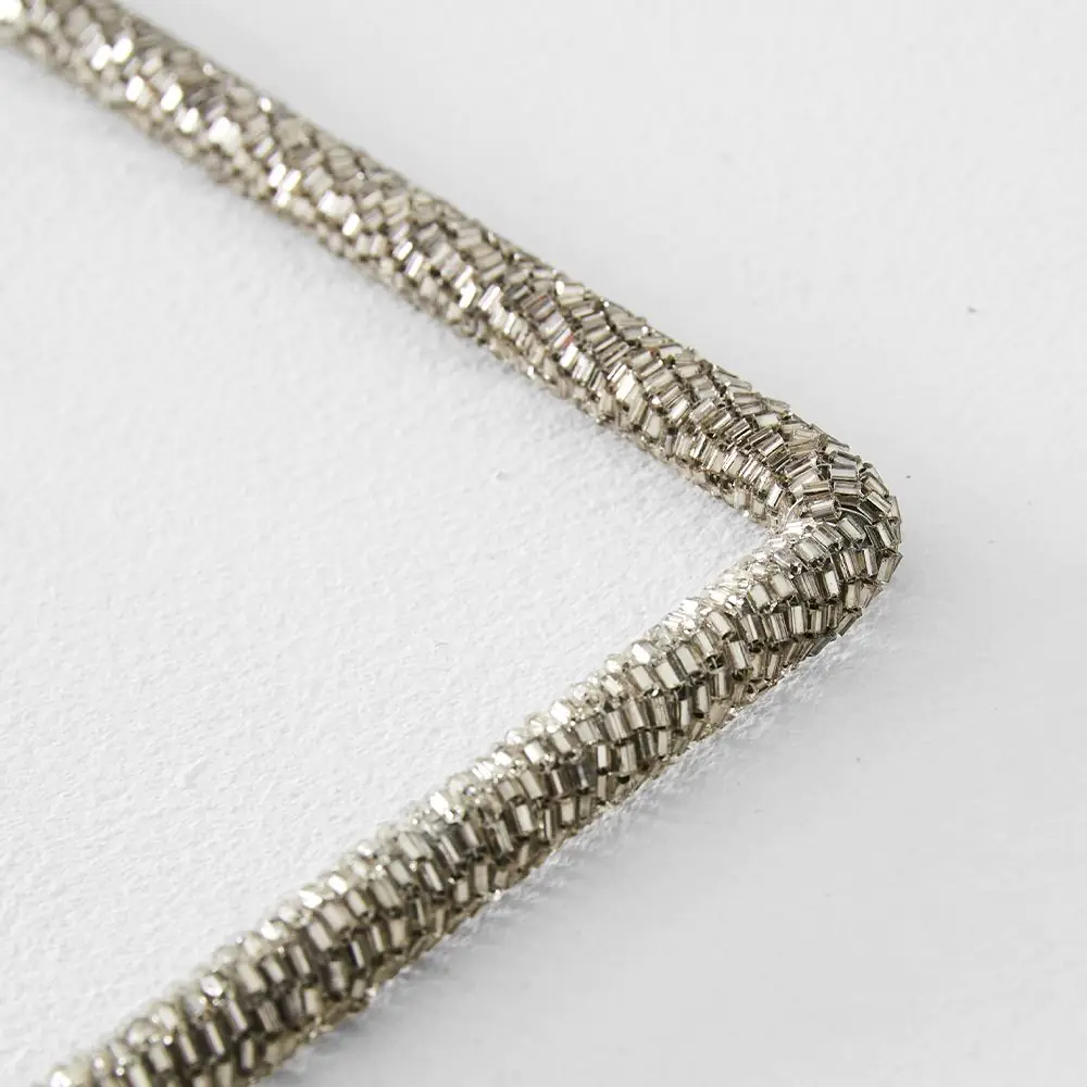 80cm Large Silver Beaded Sparkle Star – Decorative Christmas Hanging Star Decor 4 80cm Large Silver Beaded Sparkle Star – Decorative Christmas Hanging Star Decor - Image 2