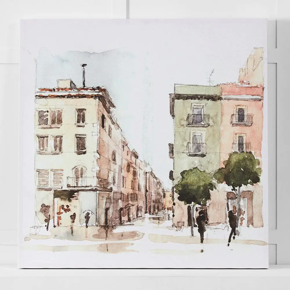 Figuerer Canvas 90x90 Multi 3 Figuerer Canvas 90x90 Multi