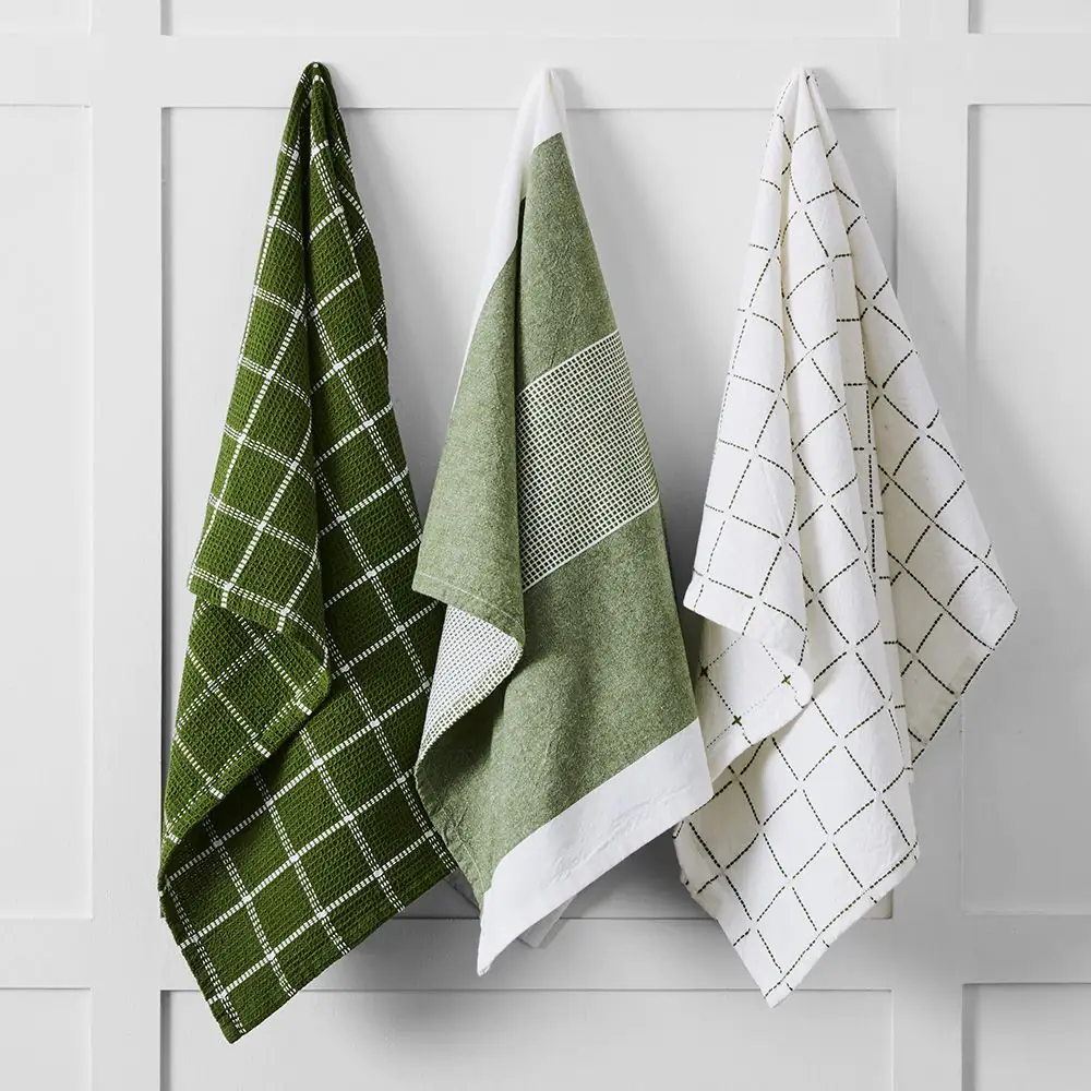 Camden Tea Towel 3 Pk Forest 4 Camden Tea Towel 3 Pk Forest - Image 2