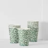 Leopard Paper Cups 10 Pk GREEN -Provincialhomeliving 1117261912 a 1